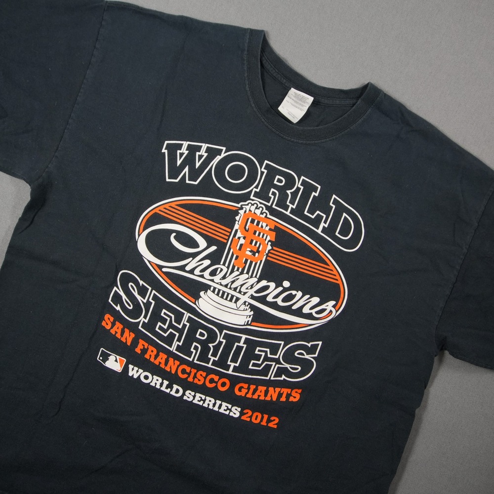 Gildan San Francisco Giants 2012 World Series Champions Men T-Shirt XL Black